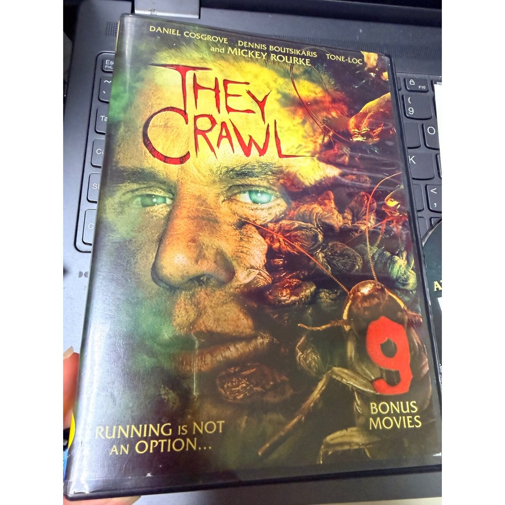 They Crawl + 9 Bonus Movies Horror Creature‎ Feature DVD Set 2-Disc Echo Bridge